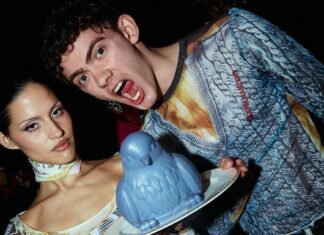 Pigeons, Thigh-Highs & Plaid: Inside H&M & Glenn Martens’ Launch Party