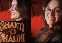 Aneet Padda can’t stop smiling as she watches her next film Shakti Shalini teaser in theatres; viral video