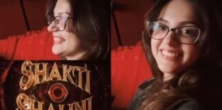 Aneet Padda can’t stop smiling as she watches her next film Shakti Shalini teaser in theatres; viral video