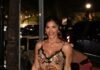 Lauren Sánchez Bezos Wears Cavalli To Dine at Carbone