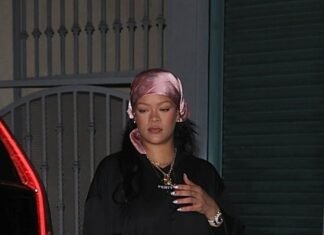 Forget a Pop of Red, Rihanna Reps a Pop of Pink