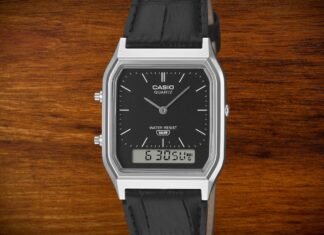 New Casio AQ-230 hybrid watches with leather straps launching
