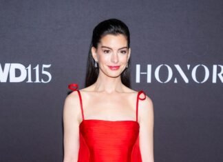 Anne Hathaway Is Wearing (Vintage) Valentino, For Crying Out Loud!