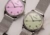 Introducing – The New Hanhart Silva with Rosé &
Pistachio Dials