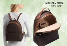 This Michael Kors backpack is having an unbelievable 82% price drop right now