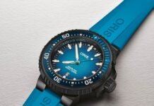 Oris unveils the Aquis Pro 1000M with patented Rotation
Safety System