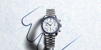 This special Omega made for the winter Olympics is ice cold