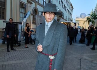 V Suits Up for Vogue World 2025