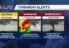 What is the difference between a Tornado Watch and a Tornado Warning?