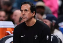Horrendous blaze rips through Miami Heat head coach’s house as he watches in terror
