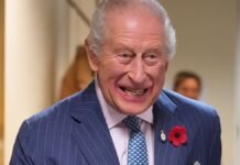 King Charles appears in high spirits as he visits veterans’ centre
