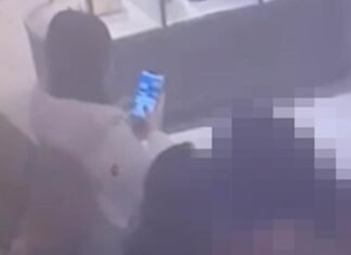 Moment pickpocket swipes woman’s handbag inside Selfridges