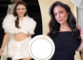 This necklace Bethenny Frankel wears ‘constantly’ looks like diamonds…