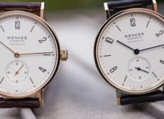 First Look – Nomos Goes Gold, With Precious Editions of the
Tangente Neomatik and Ludwig