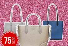 Kate Spade Outlet has more than 350 designer handbags on sale – Get up to 75% off
