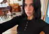 It’s Official: Dua Lipa’s Red Halo Nails Are the Coolest Way to Wear an Autumn-to-Winter Manicure