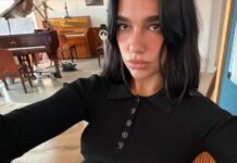 It’s Official: Dua Lipa’s Red Halo Nails Are the Coolest Way to Wear an Autumn-to-Winter Manicure