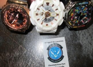 Louisville customs officers seize counterfeit watches