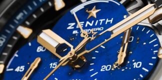 New Zenith is a limited edition chronograph with a stunning dial and a neat party trick