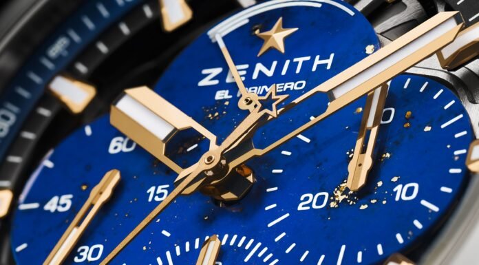 New Zenith is a limited edition chronograph with a stunning dial and a neat party trick