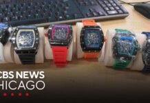 Counterfeit designer watches seized by customs officers in Chicago
