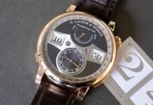 Hands-on – The Intellectual Allure of the A. Lange &
Söhne Zeitwerk Date in Pink Gold