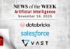 Artificial Intelligence News for the Week of November 14; Updates from Databricks, Salesforce, VAST Data & More