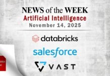 Artificial Intelligence News for the Week of November 14; Updates from Databricks, Salesforce, VAST Data & More