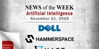 Artificial Intelligence News for the Week of November 21; Updates from Dell, Hammerspace, VAST Data & More