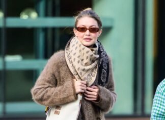 Gigi Hadid Is Serving Supermodel Teddy Bear in Monochromatic Layers