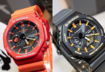New Casio GA-B2100DF watches hands-on images showcase bright color palettes