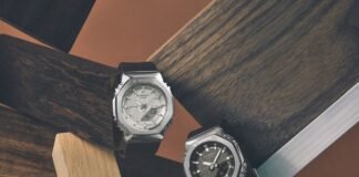 New Casio G-Shock metal bezel watches with crosshatch dial launch