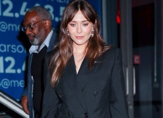 The Nonbasic Shoe Trend Elizabeth Olsen and J.Law Are Wearing to Make Classic Skirts Look 2025