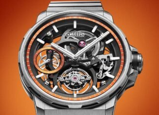 Angelus’ new tourbillon watch is big, bold and orange – but you won’t get one