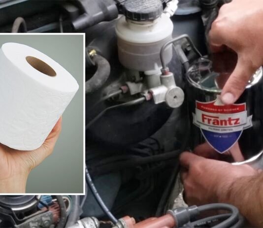 Why Not Filter Your Car’s Oil With A Roll Of Toilet Paper?