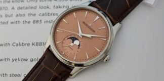 First Look – A New Grained-Copper Dial for the
Jaeger-LeCoultre Master Ultra Thin Collection