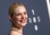Elle Fanning Wore the Non-Basic Sweater Color Every Posh Dresser Owns