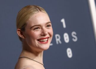 Elle Fanning Wore the Non-Basic Sweater Color Every Posh Dresser Owns