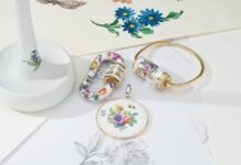 Contemporary Jewelry Design and Heritage Porcelain Come Together in a Chic New Collaboration