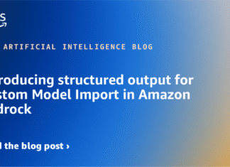 Introducing structured output for Custom Model Import in Amazon Bedrock