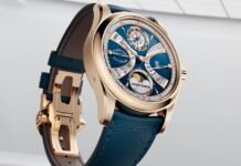 Roger Dubuis Hommage La Placide Limited Edition: perpetual
calendar with biretrograde display