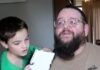 A Secret Santa brings hope to paralyzed dad as wife watches emotional surprise unfold on doorbell camera