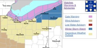 Winter storm watch issued for parts of Northeast Ohio starting Thanksgiving morning