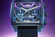 Introducing – A New Night Racing-Inspired TAG Heuer Monaco
Chronograph Skeleton for Las Vegas GP