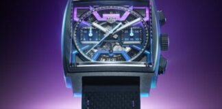 Introducing – A New Night Racing-Inspired TAG Heuer Monaco
Chronograph Skeleton for Las Vegas GP