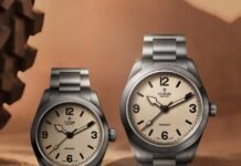 Tudor expands Ranger line with 36 mm case and Dune white
dial