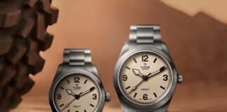Tudor expands Ranger line with 36 mm case and Dune white
dial