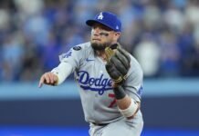 What is Miguel Rojas’ necklace? Dodgers’ infielder has big-time jewelry for World Series Game 7