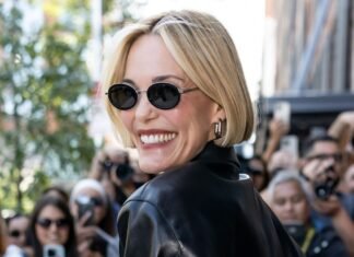 Leslie Bibb Just Wore the Fall 2025 Version of a Classic Shirtdress