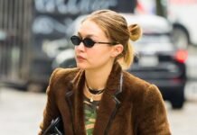 Gigi Hadid Just Wore Brown Pants With a Shoe-Color Trend Demure Dressers Would Balk At